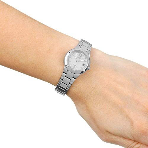 Citizen Women's Eco-Drive Dress Classic Watch in Stainless Steel, Mother of Pearl Dial (Model: EW1670-59D)