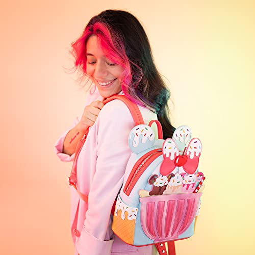 Loungefly Disney Backpack: Minnie Mouse Sweet Treats Mini-Backpack, Amazon Exclusive