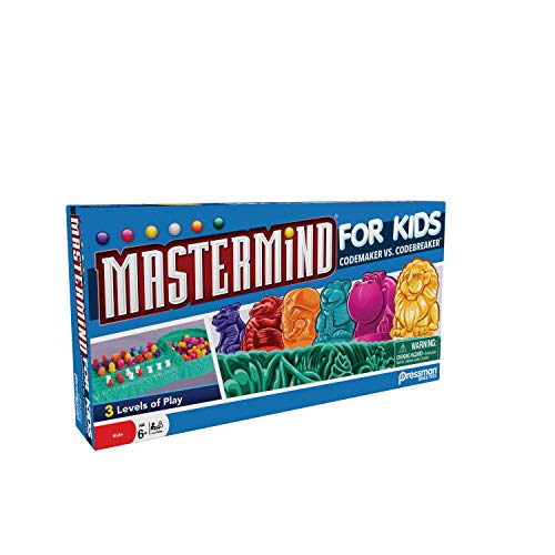 Pressman Mastermind for Kids - Codebreaking Game With Three Levels of Play Multicolor, 5'