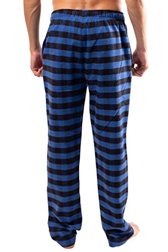 Ultra Game NBA New York Knicks Mens Sleepwear Super Soft Flannel Pajama Loungewear Pants, Team Color, XX-Large