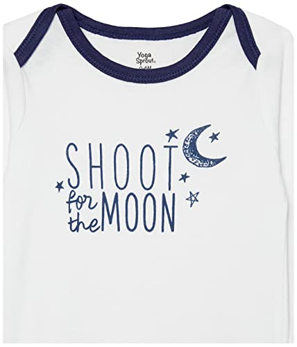 Yoga Sprout Cotton Gowns, 3 Pack, Moon, Preemie