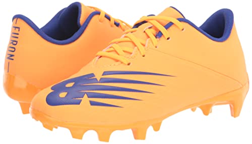 New Balance Boy's Furon V6+ Dispatch Junior FG Soccer Shoe, Impulse/Vibrant Orange, 6 Big Kid