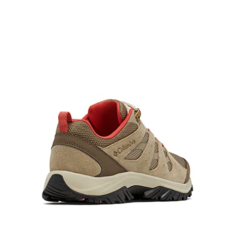 Columbia Womens Redmond Iii Hiking Shoe, Pebble/Scorched Coral, 7.5 US