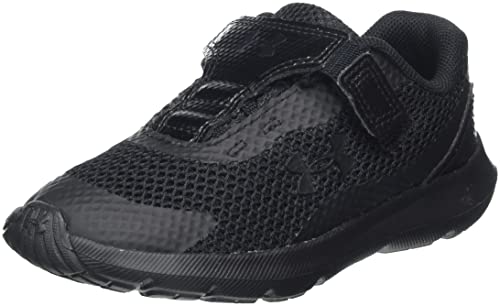 Under Armour Baby Boys Surge 3 Alternate Closure Running Shoe, (003) Black/Black/Black, 6 Infant