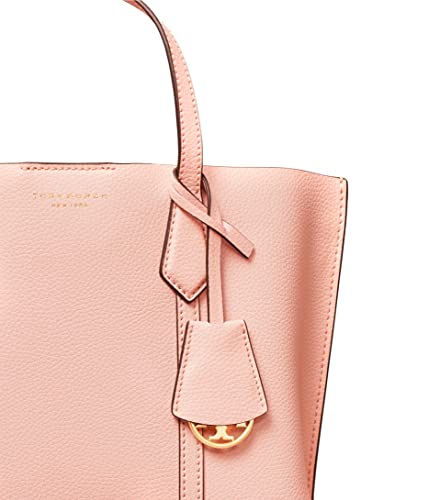 Tory Burch Perry Small Triple Compartment Leather Tote Bag, Shell Pink