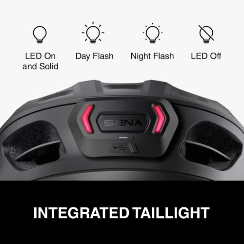 Sena R1 EVO Smart Helmet (Matte White, Medium)