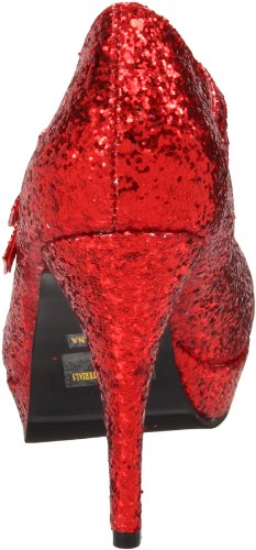 Ellie Shoes Women's 421-Jane-G Maryjane Pump,Red Glitter,7 M US