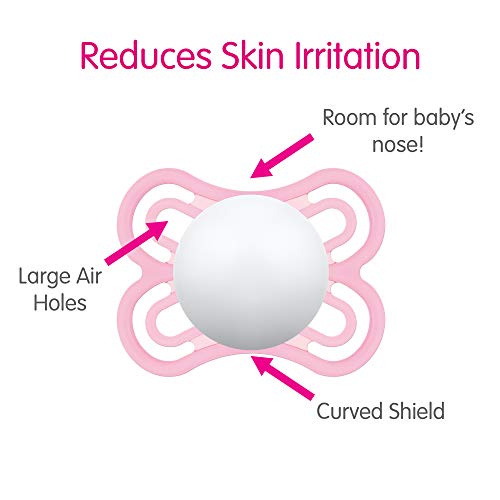 MAM Perfect Baby Pacifier, Patented Nipple, Developed with Pediatric Dentists and Orthodontists, Unisex