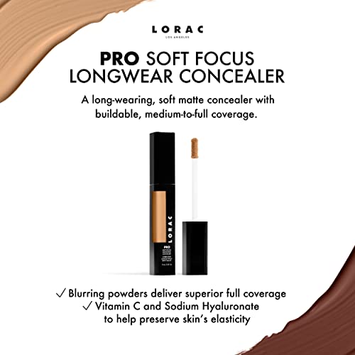 LORAC PRO Soft Focus Longwear Concealer |Buildable Coverage | Lightweight | 9.5 Medium