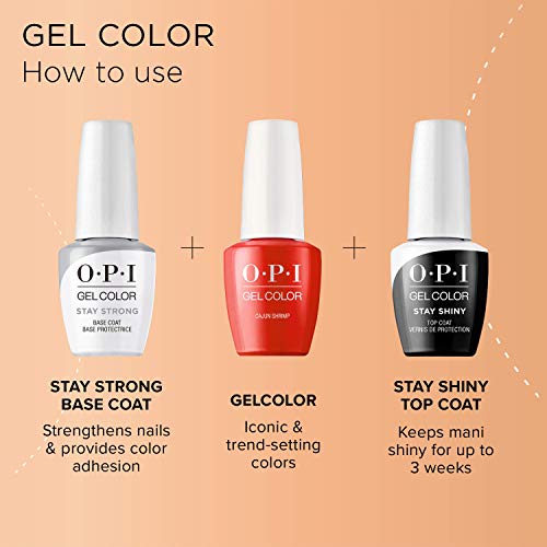 OPI GelColor, Coca-Cola® Red, Red Gel Nail Polish, 0.5 fl oz