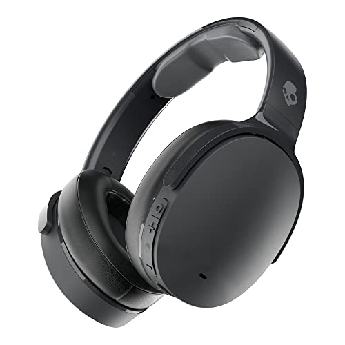 Skullcandy Hesh ANC Over-Ear Headphones, Active Noise Cancelling, Wireless Charging 22 Hours Battery Life - True Black