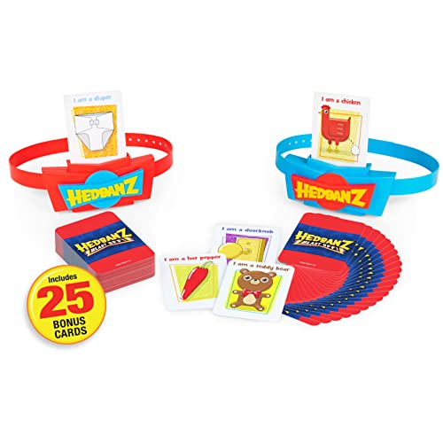 Hedbanz Blast Off! Guessing Game with 25 Bonus Cards, for Kids and Families Ages 6 and up (Amazon Exclusive)