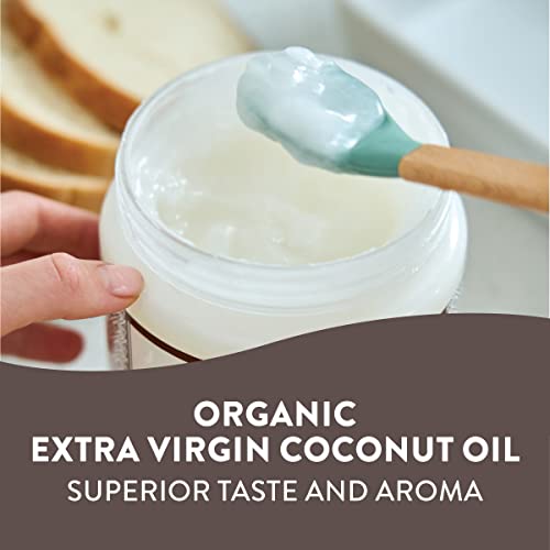 Nature's Way Organic Extra Virgin Coconut Oil, Pure and Unrefined, 62% MCTs, 16 Oz