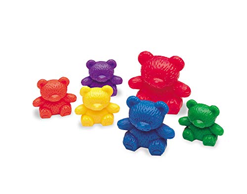 Learning Resources Three Bear Family Counters - 96 Pieces. Ages 3+ Preschool Learning Toys, Counting Toys for Toddler, Social Emotional Learning Toys, Therapy Tool
