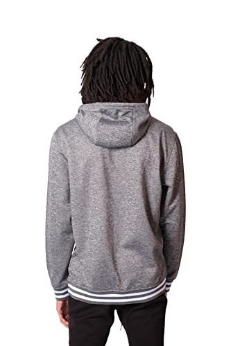 Ultra Game NBA Men's Soft Fleece Hoodie Sweatshirt Heather Gray Large