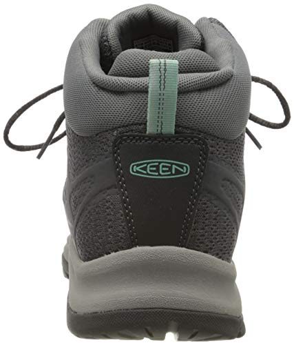 KEEN Women's Terradora 2 Waterproof Mid Height Hiking Boots, Magnet/Ocean Wave, 7