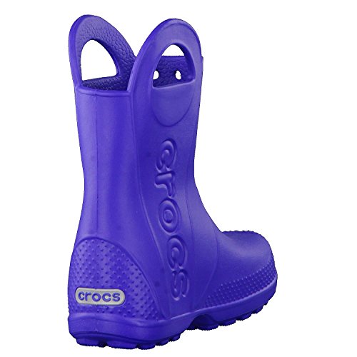 Crocs Kids' Handle It Rain Boots , Cerulean Blue, 9 Toddler