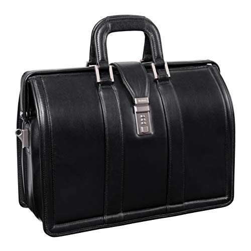 McKlein, V Series, Morgan, Top Grain Cowhide Leather, 17' Leather Litigator Briefcase, Black (83345)
