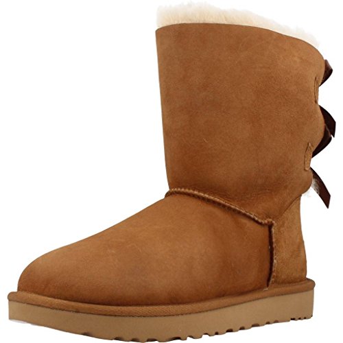 UGG Women's Bailey Bow II Boot, Chestnut, 7