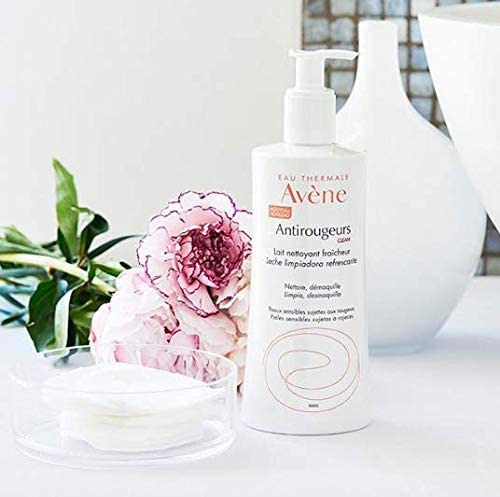Eau Thermale Avene Antirougeurs CLEAN Refreshing Cleansing Lotion, No Rinse Soothing Cleanser for Redness Prone Sensitive Skin, 6.7 oz.