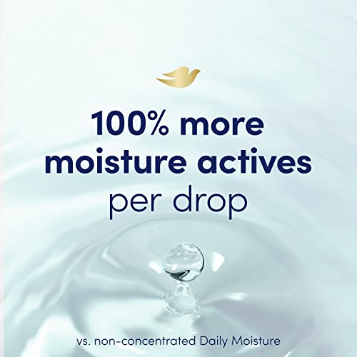 Dove Ultra Daily Moisture Concentrate Shampoo for Dry Hair Moisturizes and Smooths in 30 Seconds, Ultra-Lather Technology and 2X More Washes 20 oz