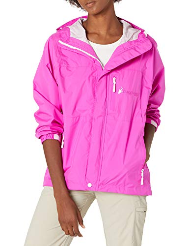 FROGG TOGGS Women's Java Toadz 2.5 Ultra Light Waterproof Breathable Rain Jacket, Pink, Small