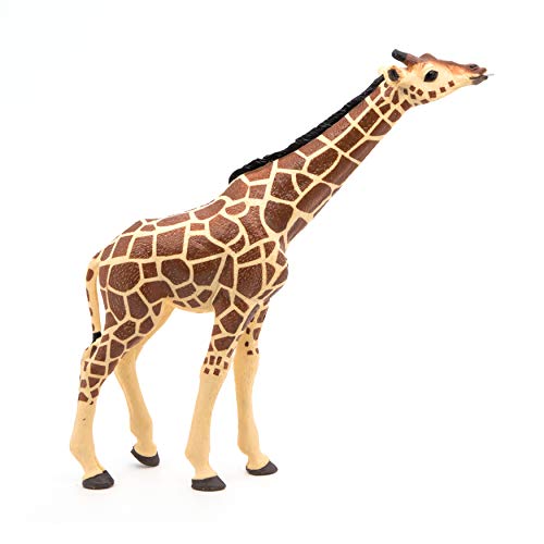 Papo -Hand-Painted - Figurine -Wild Animal Kingdom - Head Raised Giraffe -50236 -Collectible - for Children - Suitable for Boys and Girls- from 3 Years Old
