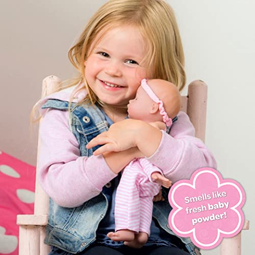 Adora Soft Baby Doll Girl, 11 inch Sweet Baby Girl, Machine Washable (Amazon Exclusive) 1+