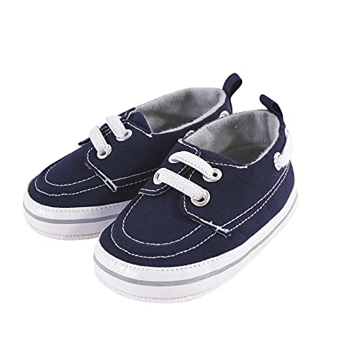 Hudson Baby Unisex Baby Cotton Bodysuit, Shorts and Shoe Set, Jawsome, 6-9 Months