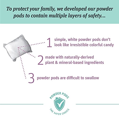 Grab Green 3-in-1 Laundry Detergent Pods, 60 Count, Lavender Vanilla Scent, Plant and Mineral Based, Superior Cleaning Power, Stain Remover, Brightens Clothes