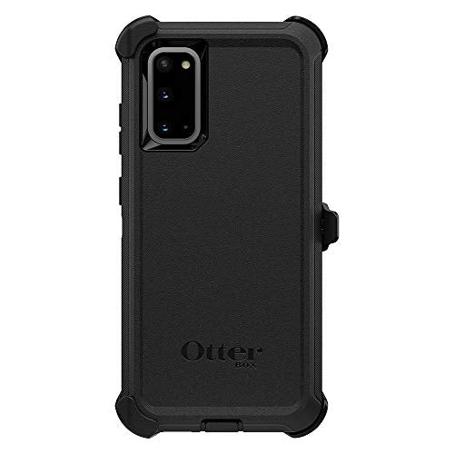 OtterBox DEFENDER SERIES SCREENLESS Case Case for Galaxy S20/Galaxy S20 5G (NOT COMPATIBLE WITH GALAXY S20 FE) - BLACK