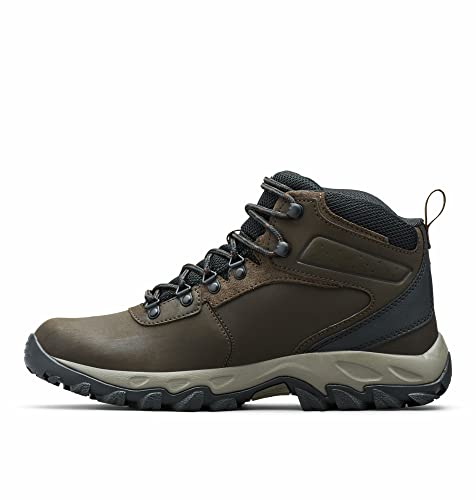 Columbia mens Newton Ridge Plus Ii Waterproof Hiking Boot, Cordovan/Squash, 12 US
