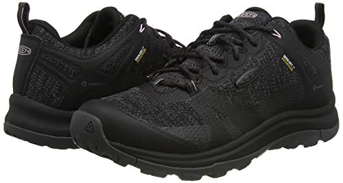 KEEN womens Terradora 2 Waterproof Low Height Hiking Shoe, Black/Magnet, 8.5 US