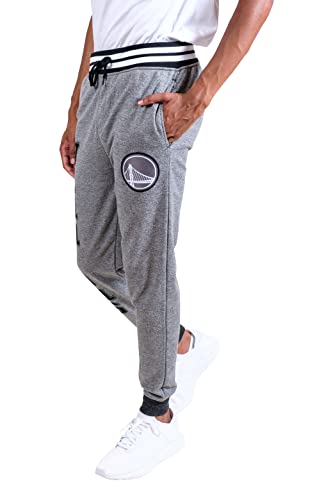 Ultra Game NBA Men's Soft Fleece Active Jogger Sweatpants