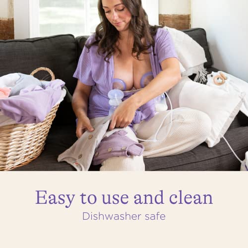 Lansinoh ComfortFit Breast Pump Flanges, Size 30.5mm, 2 Count