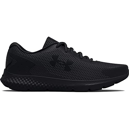 Under Armour Men's Charged Rogue 3 Road Running Shoe, Black (003)/Black, 10