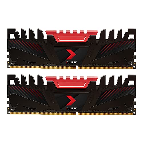 PNY XLR8 Gaming 16GB (2x8GB) DDR4 DRAM 3200MHz (PC4-25600) CL16 1.35V Dual Channel Desktop (DIMM) Memory Kit – MD16GK2D4320016AXR