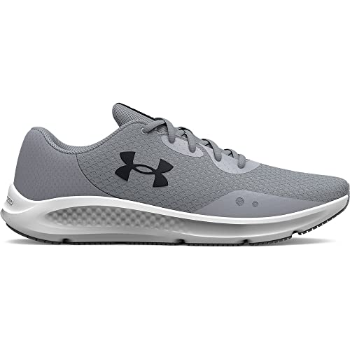 Under Armour Men's Charged Pursuit 3 Running Shoe, Mod Gray (104)/Black, 14