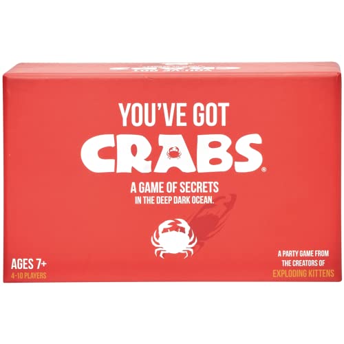You've Got Crabs by Exploding Kittens - A Card Game Filled with Crustaceans and Secrets - Family-Friendly Party Games For Adults, Teens and Kids