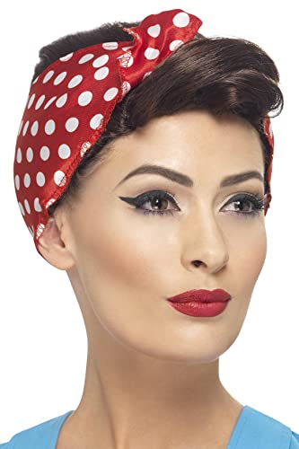 Smiffys 40s Rosie Wig,Brown,One Size