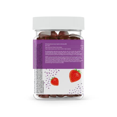 Hello Bello Hair, Skin + Nails Gummy Vitamins – Biotin, Vitamin E Vegan Non-GMO Gummies 75 ct (1 Pack)