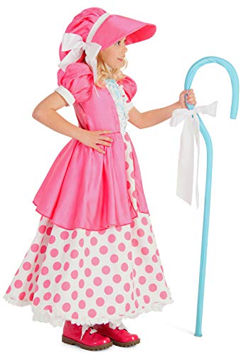 Princess Paradise Polka Dot Bo Peep Costume, Multicolor, X-Small (4)