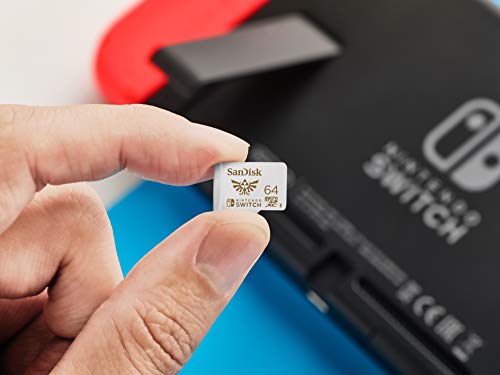 SanDisk 64GB microSDXC-Card, Licensed for Nintendo-Switch - SDSQXAT-064G-GNCZN