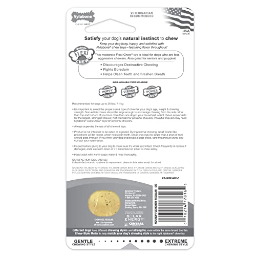 Nylabone Flex Moderate Chew Dog Toy Chicken Small/Regular (1 Count)