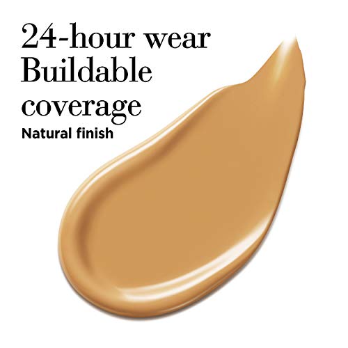 Elizabeth Arden Flawless Finish Skincaring Foundation with Hyaluronic Acid, Vitamin C and E, 430W (Tan skin with warm yellow undertones), 1 fl. oz.