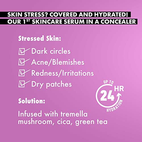 NYX PROFESSIONAL MAKEUP Bare With Me Concealer Serum, Up To 24Hr Hydration - Rich