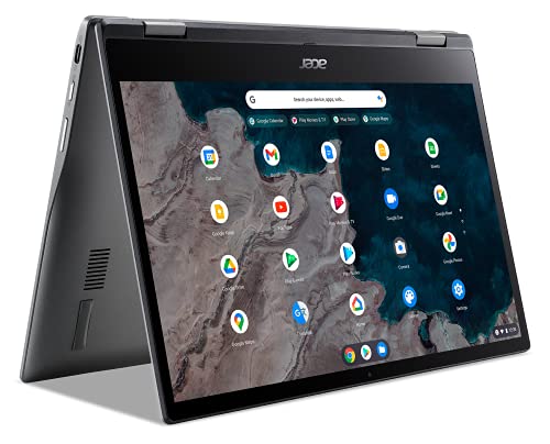 Acer Chromebook Spin 513 R841LT-S6DJ | 13.3' FHD IPS Touch Corning Gorilla Glass Display | Qualcomm Snapdragon 7c Compute Platform | 8GB LPDDR4X | 128GB eMMC | 4G LTE | WiFi 5 | Chrome OS, Gray