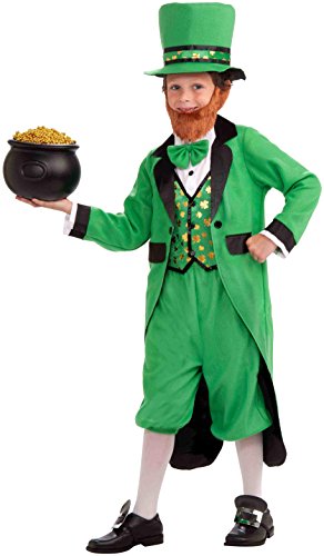 Forum Novelties Mr. Leprechaun, Complete Costume, Child's Small , Green