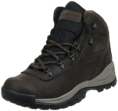 Columbia womens Newton Ridge Plus Waterproof Hiking Boot, Cordovan/Crown Jewel, 10 US