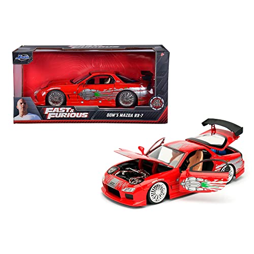 Jada Toys Fast and Furious 1: 24 Diecast - '93 Mazda RX-7 Vehicle, Multi (98338)